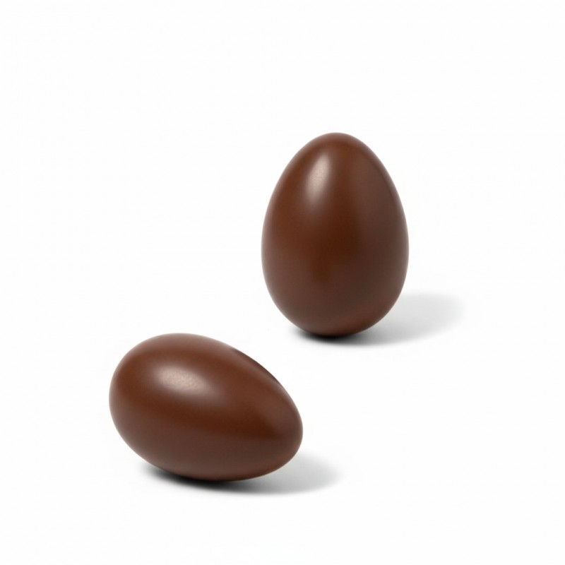 Petit Oeuf chocolat Noir 70% - Pâques - garnis de friture - 60g Bio