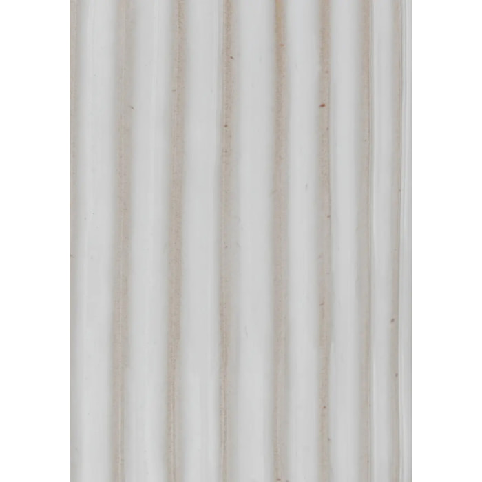 Vase "Le cafe bordelais" en céramique H28cm blanc