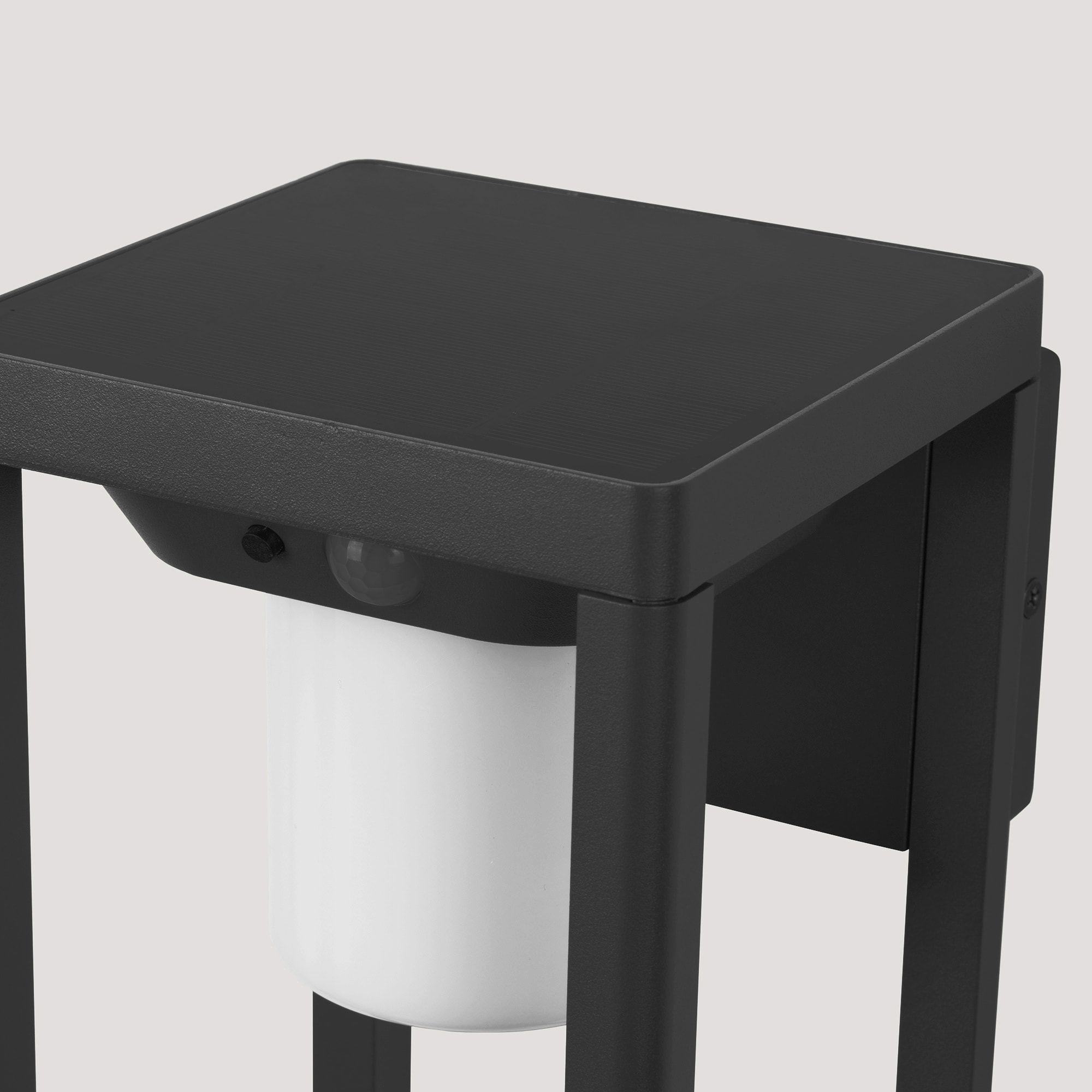 FORLIGHT Bow - Aplique Solar Exterior LED 3W. Aplique de Pared con Placa Solar para Jardín | Terraza. Blanco Cálido 3000K. Colo