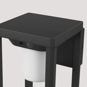 FORLIGHT Bow - Aplique Solar Exterior LED 3W. Aplique de Pared con Placa Solar para Jardín | Terraza. Blanco Cálido 3000K. Colo