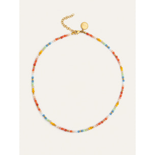 Collana Crystals Pastel Acciao Placcato Oro