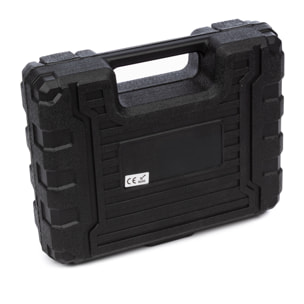 Destornillador eléctrico inalámbrico 3,5 NM y 3.6V, con caja de herramientas de 47 accesorios.