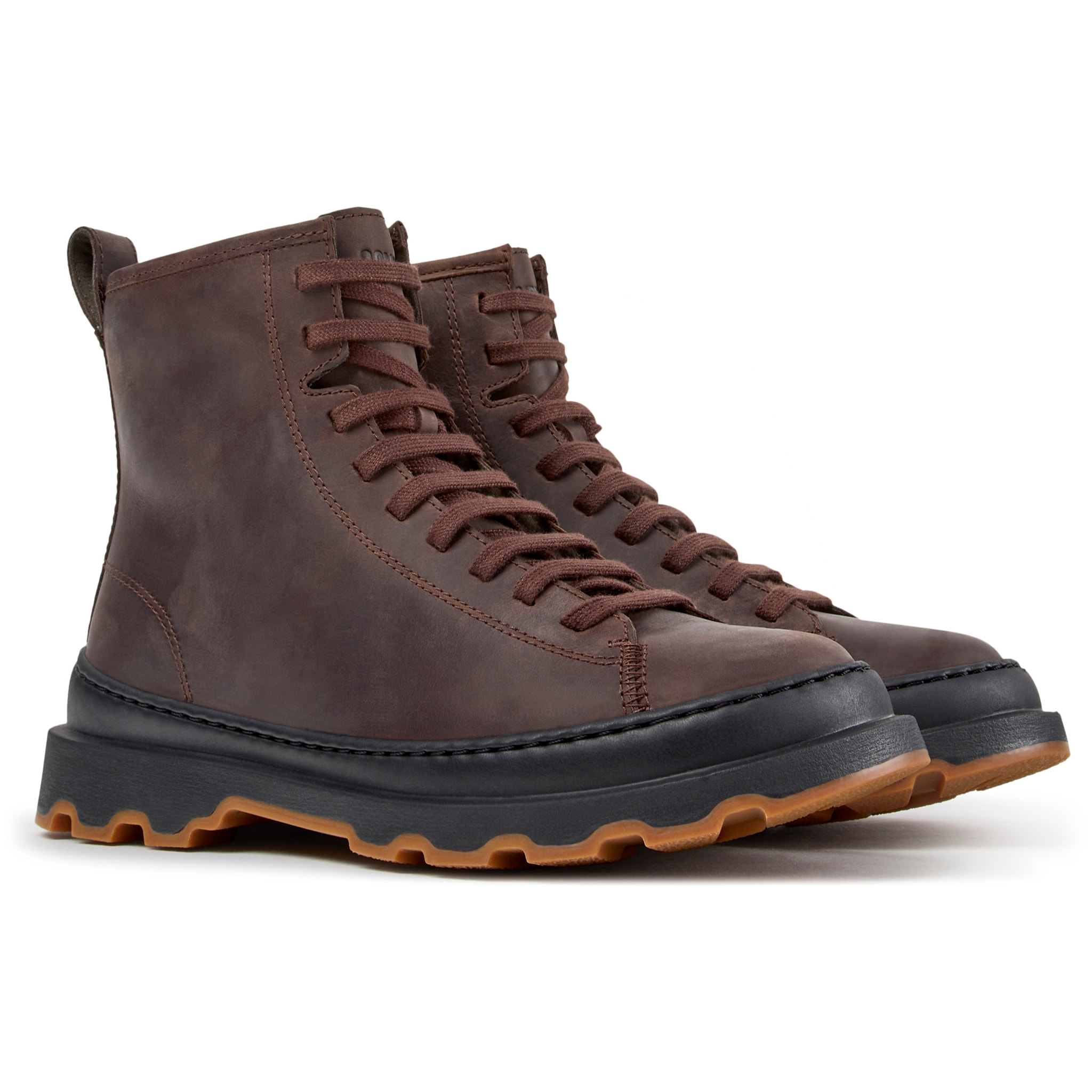 Botines - CAMPER Brutus+ - Marron - Piel nobuk