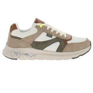 Armata di Mare Scarpe Uomo Sneakers Casual Stringate con Soletta Rimovibile in Memory Foam AMU 1N950 Lt Beige