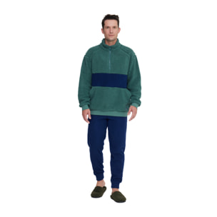 Pigiama uomo spider in eco pelliccia con zip Noidinotte