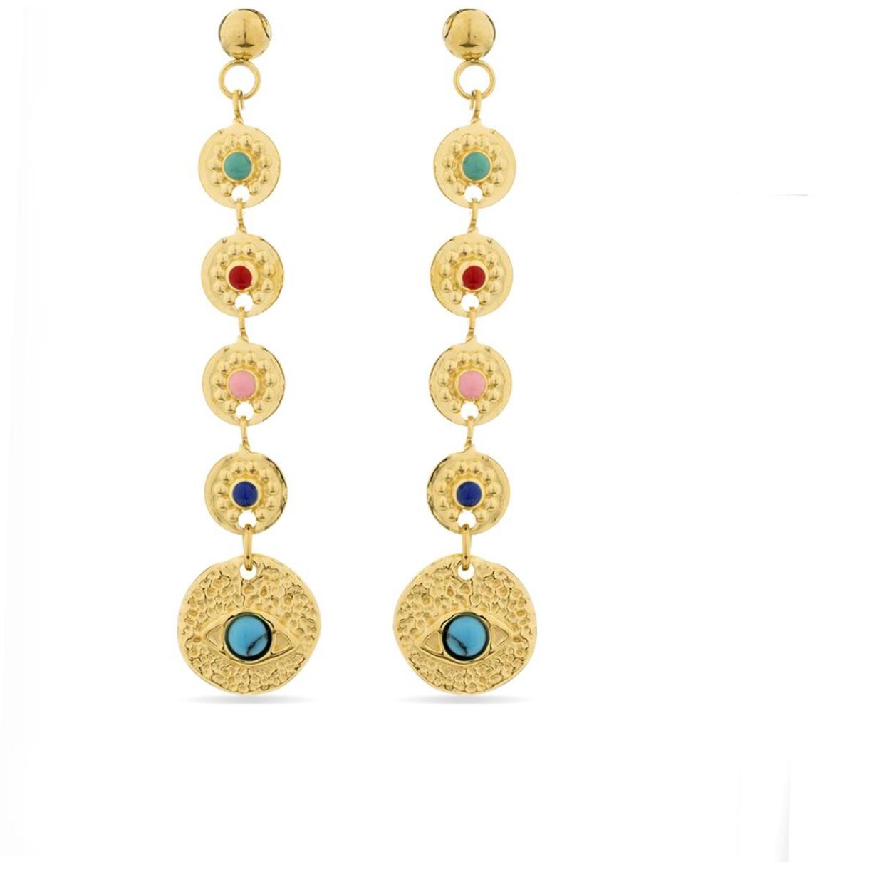 Pendientes Lux by Lux acabados oro 18k