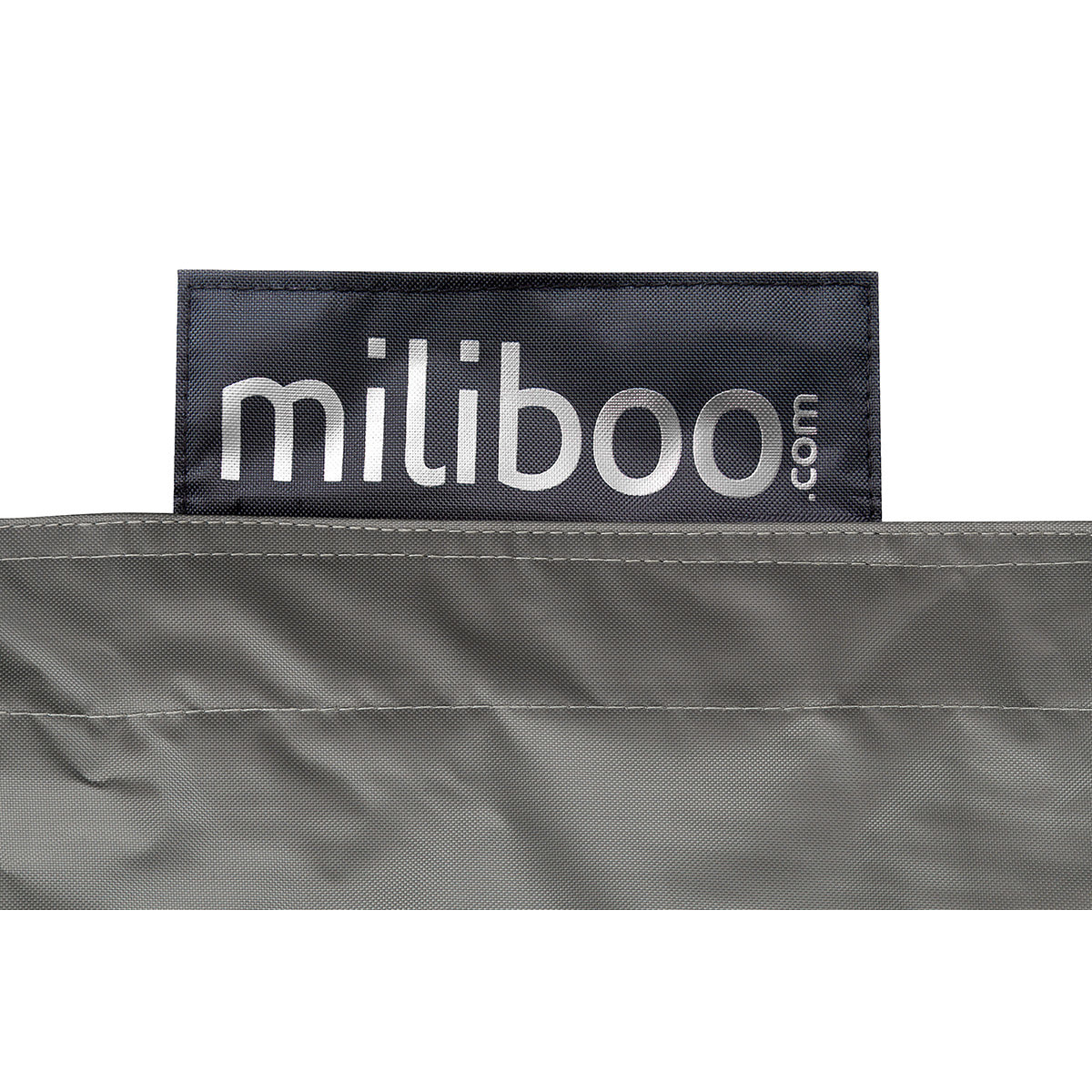 Housse de pouf géant gris clair BIG MILIBAG