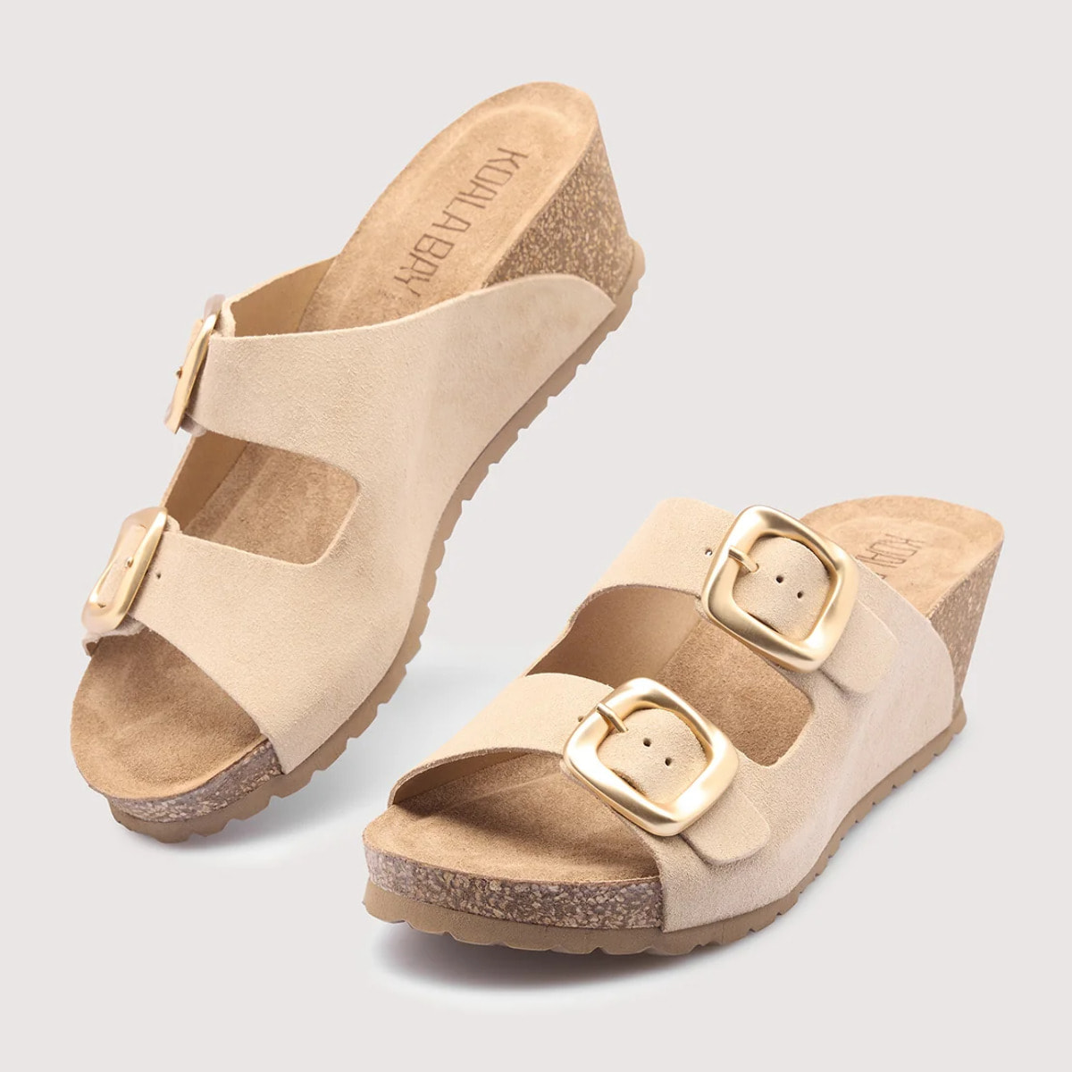 Cuña Serraje Beige - Nijar