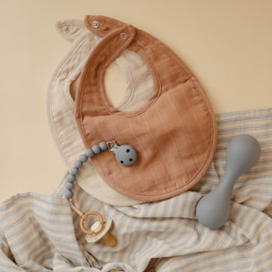 Mushie Sonajero Silicona Bebé Solid