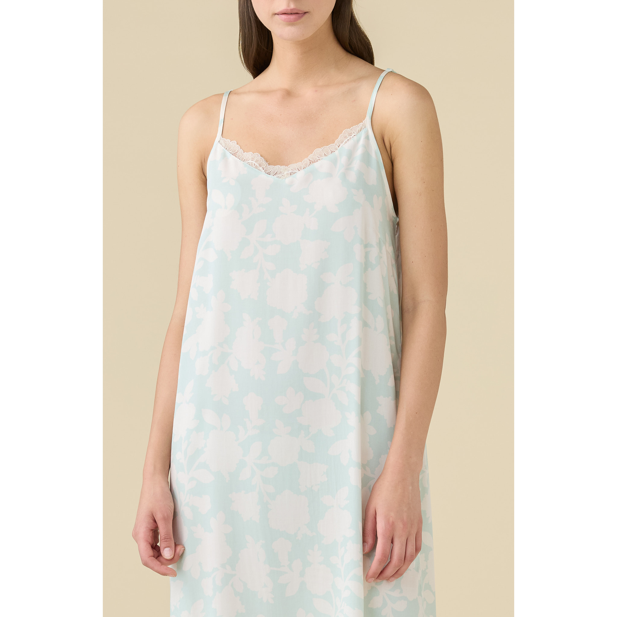 Camicia da notte in viscosa articolo floret. Noidinotte