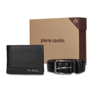 Set portafoglio e cintura uomo - Valerian Prime - Vera pelle