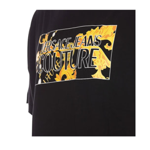 Versace Jeans Couture Maglietta in cotone con logo stampato Versace Jeans Couture.