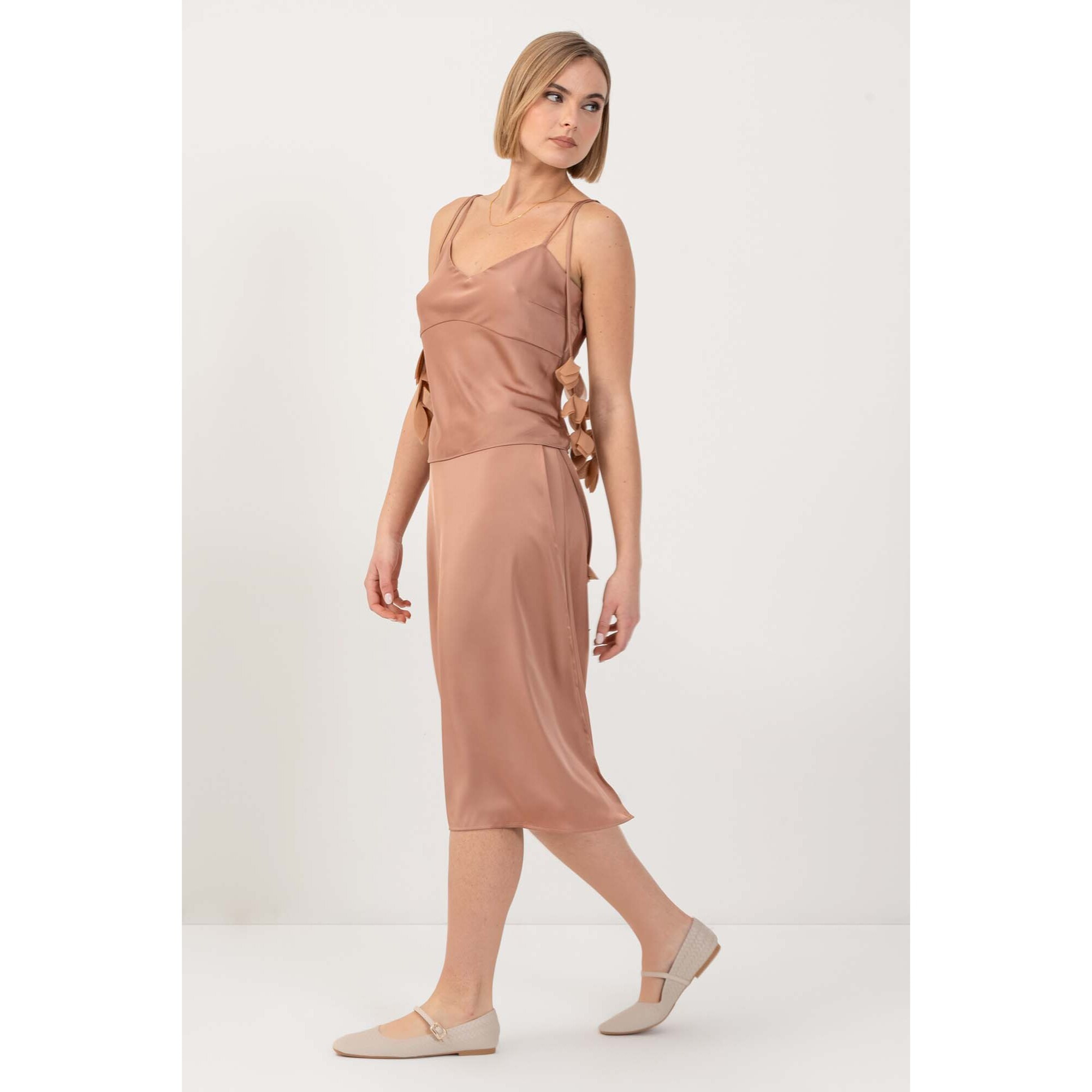 Kocca - Top con spalline e dettagli floreali Donna