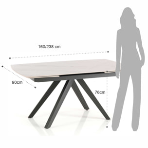 Tomasucci Table extensible SHIN WHITE MARBLE