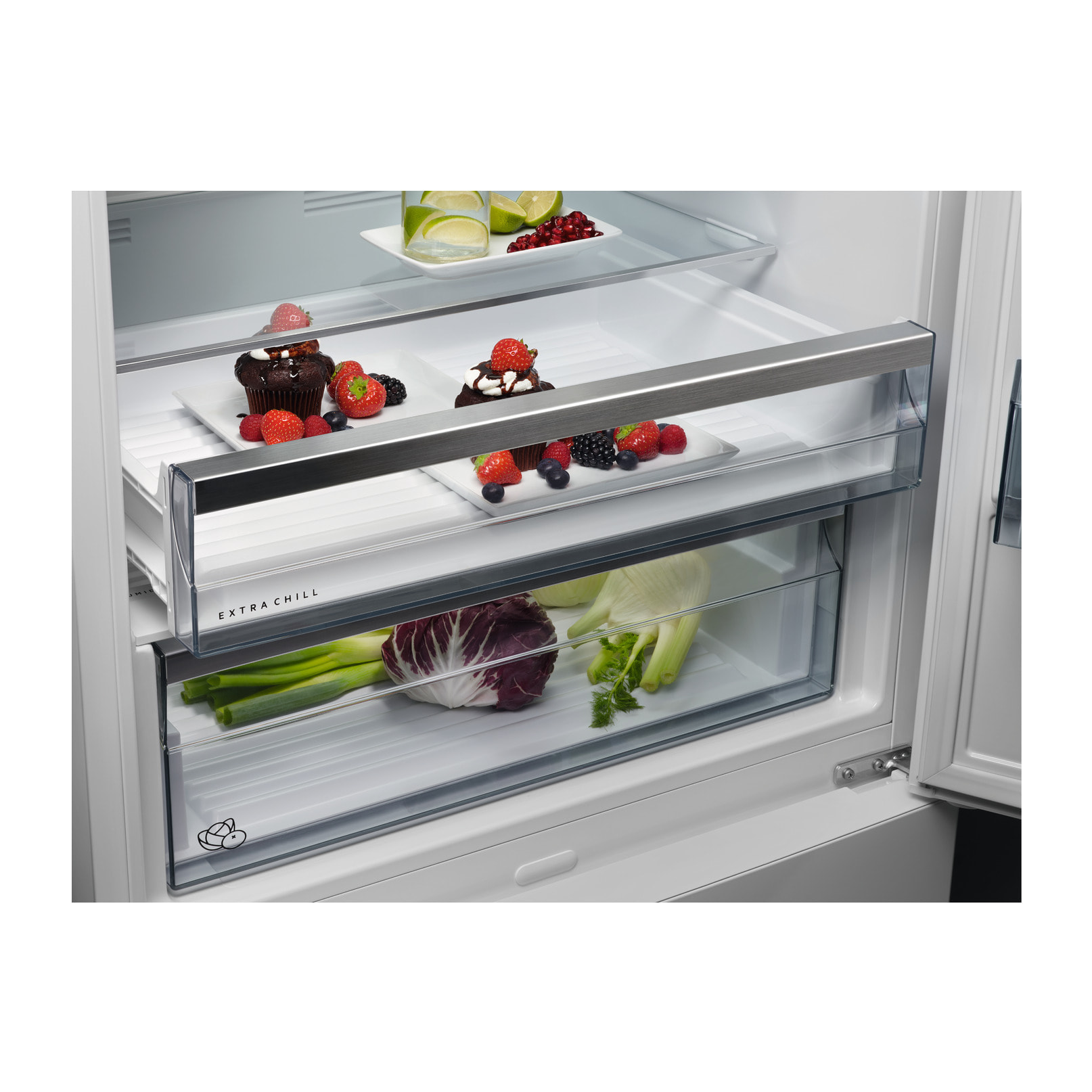 AEG Frigorífico combi de libre instalación Serie 6000 Inox Antihuellas de 192 cm ORC6M481EX