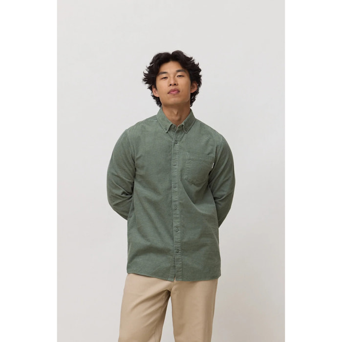 SOBRECAMISA WAFFLE SAGE