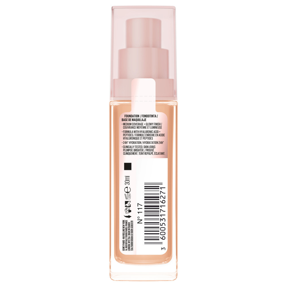 Maybelline New York Lifter Plump & Glow Foundation 117 30 ml