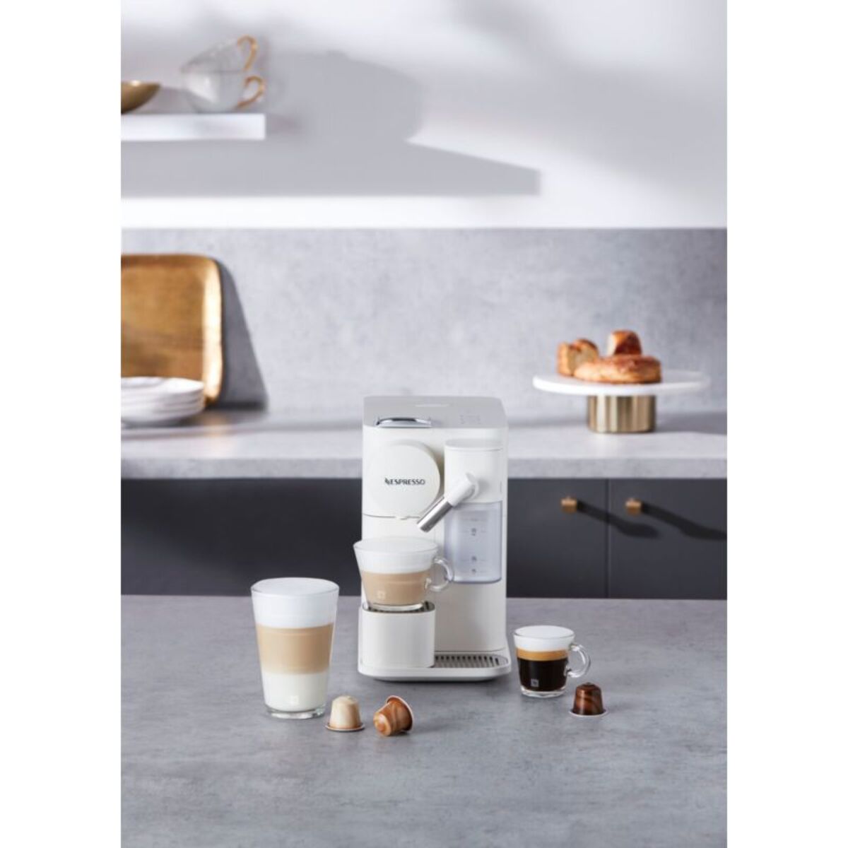 Nespresso DELONGHI Lattissima One Blanche EN510W