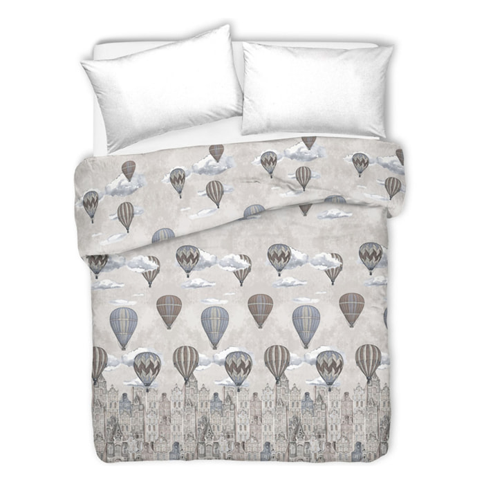 Copriletto di cotone volare beige
