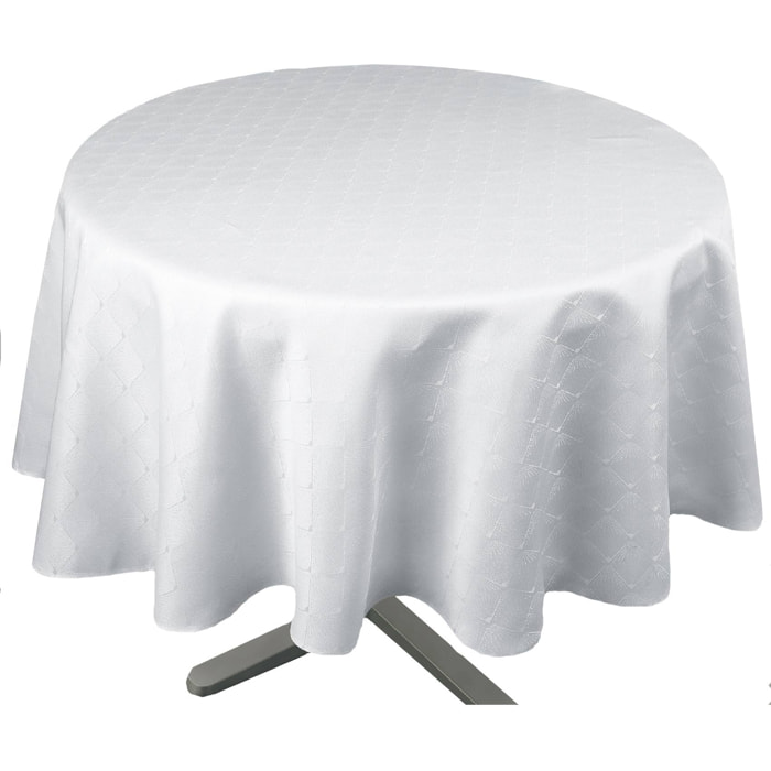 Nappe ronde extérieure esprit bord de mer - Blanc