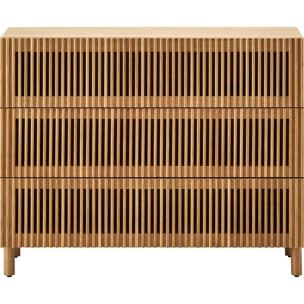 Commode 3 tiroirs en bois - UMEA