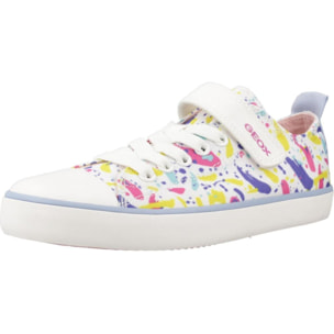 Zapatillas Niña de la marca GEOX  modelo J GISLI GIRL BLANCO