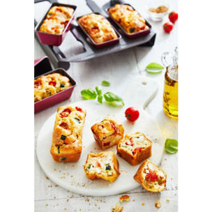 Moule à cake TEFAL Creabake duo cake long 12.5 x 6.5 cm