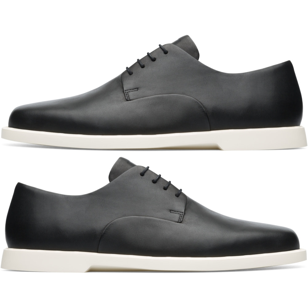 Camper Zapatos con cordones Hombre Twins Negro