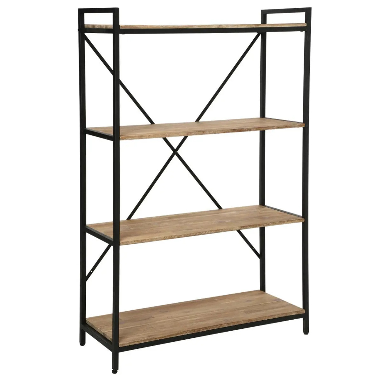 Étagère "Edena" acacia et métal 90x141cm