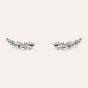 Pendientes Feather Sparks Plata