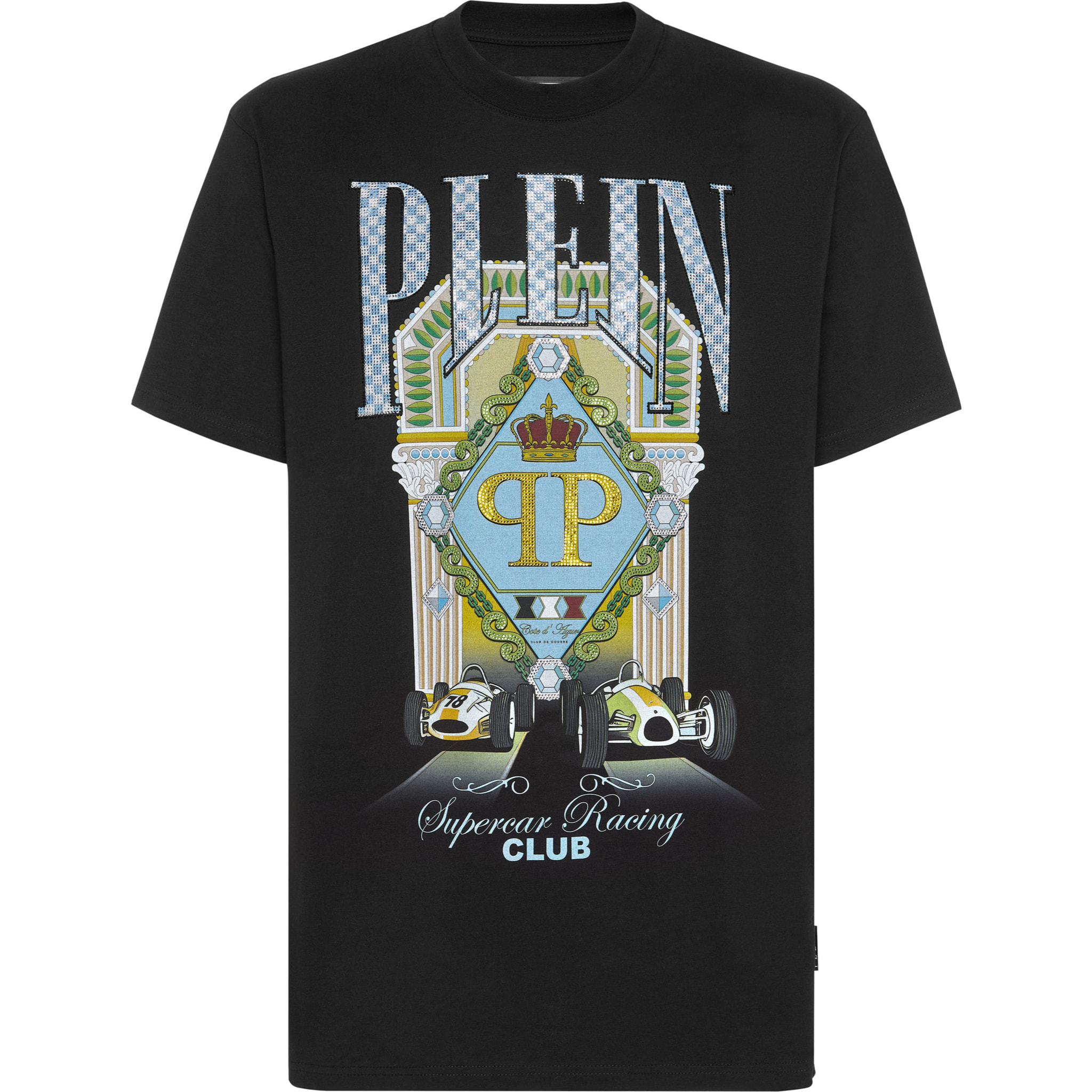 PHILIPP PLEIN Camiseta Cuello Redondo RACING