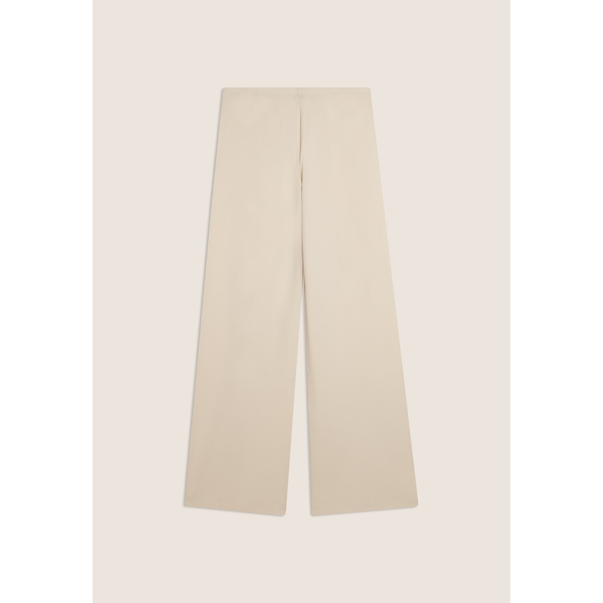Pantaloni slim con gamba ampia e dettaglio piping