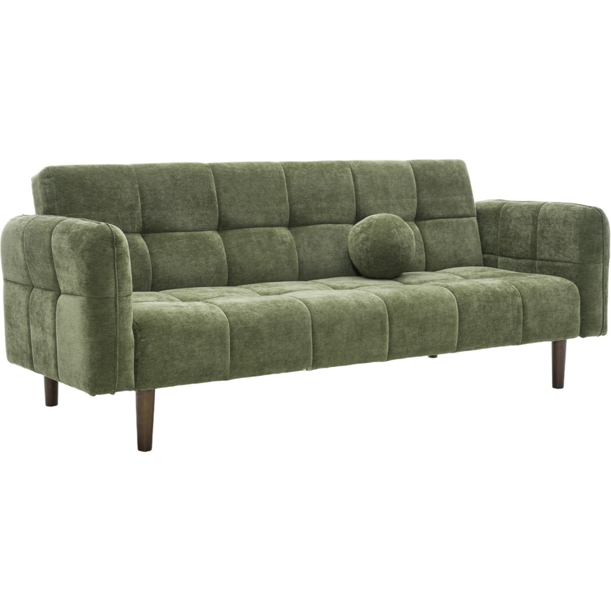 Canapé convertible 3 places en tissu chenille - PAVIA