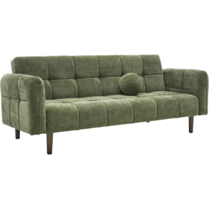 Canapé convertible 3 places en tissu chenille - PAVIA
