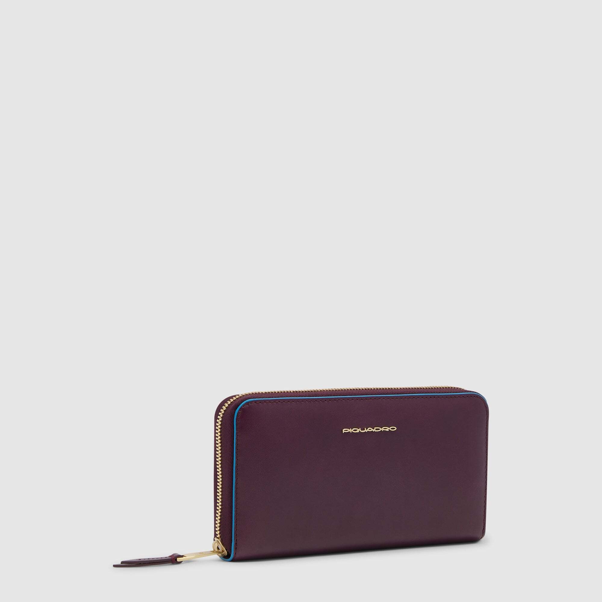 Piquadro Portafogli donna grande zip-around