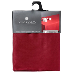 Nappe anti-tâche rouge 140x240cm
