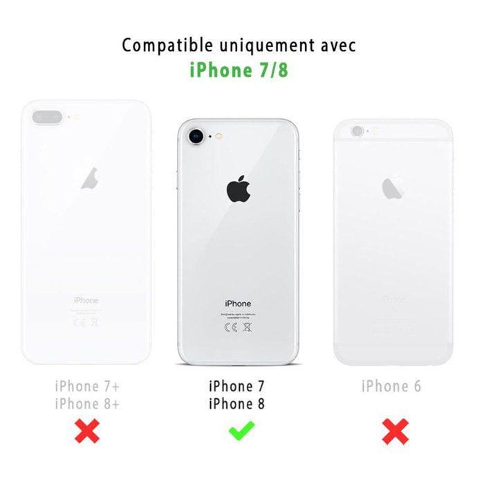 Coque pour iPhone 7/8/ iPhone SE 2020 souple transparente