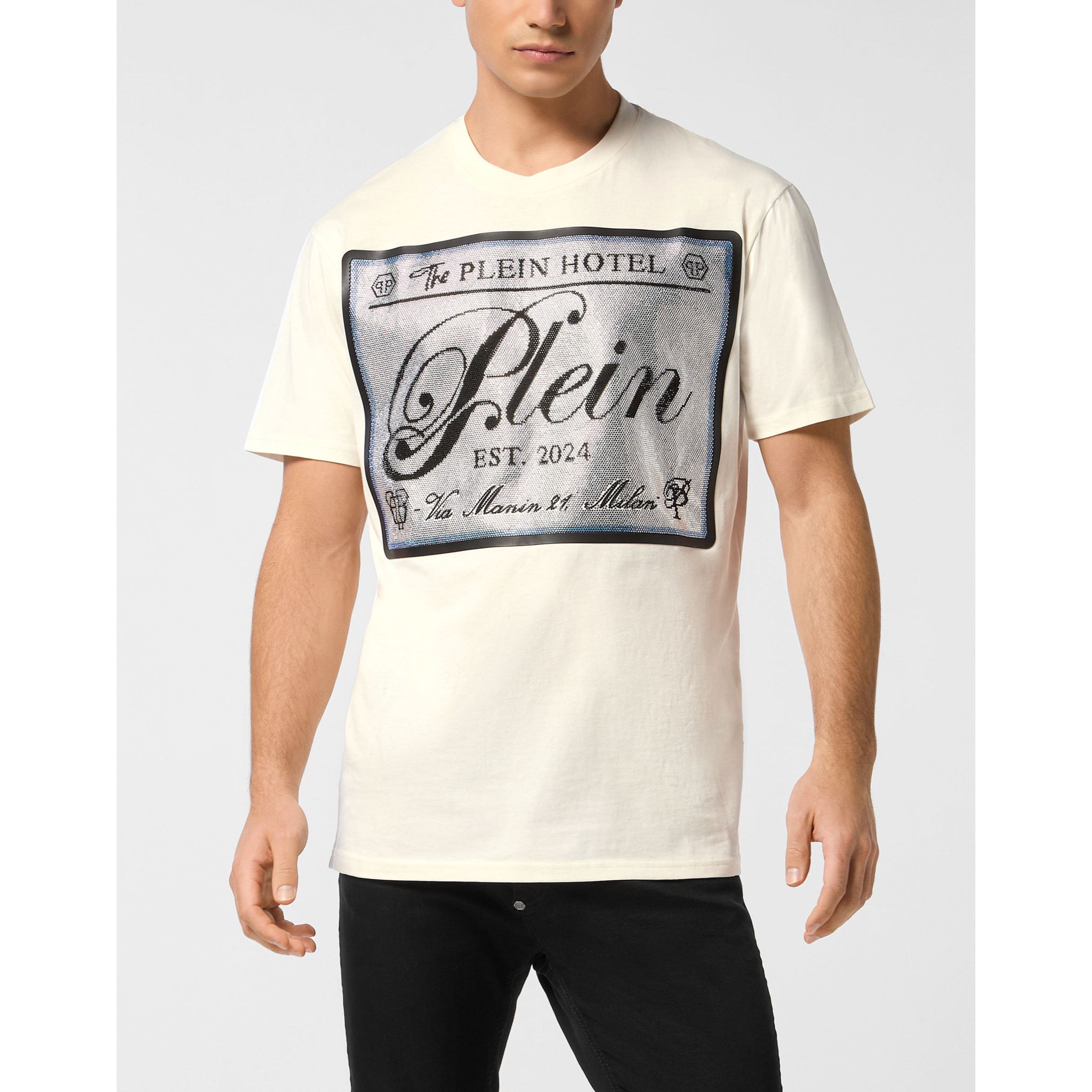 PHILIPP PLEIN Camiseta Cuello Redondo Ss
