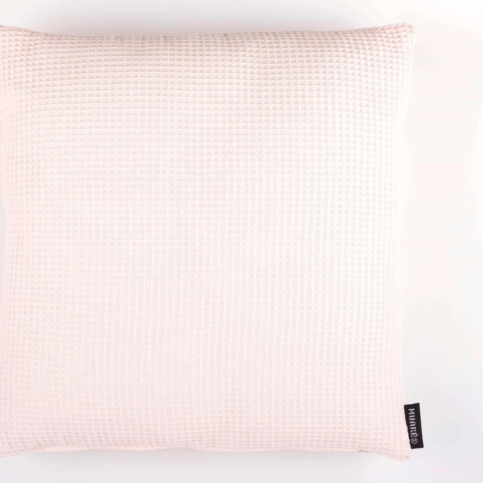 Housse de coussin Waffle Tremper Rose 50x50 cm