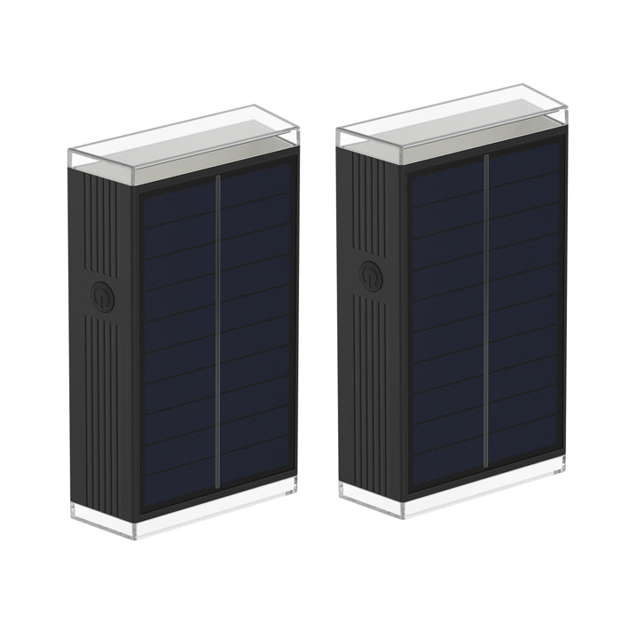 Lot de 2 projecteurs solaires RODY H18 cm