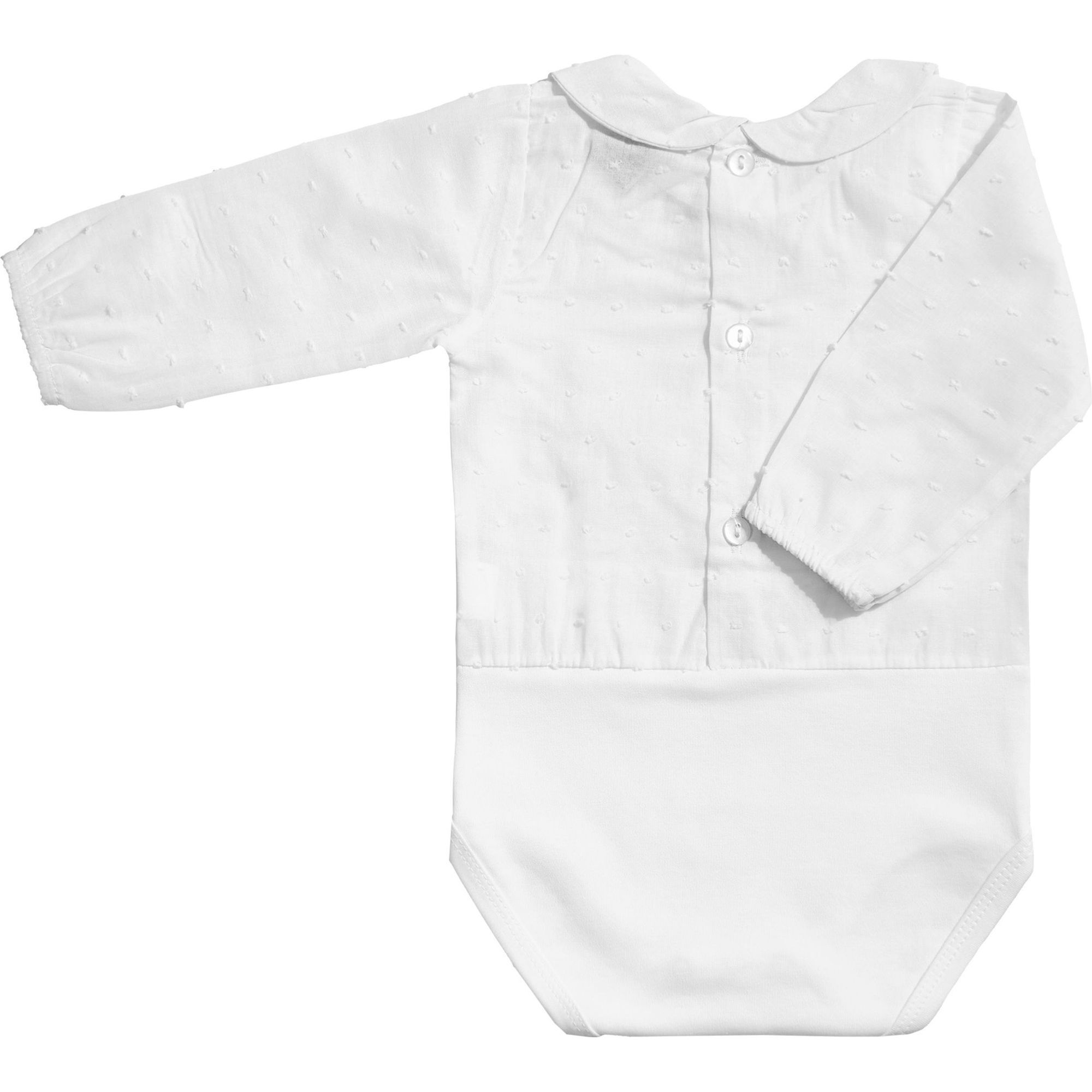 Body bebé manga larga plumetti cuello