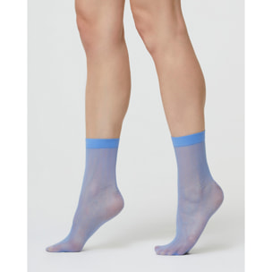 CALZINO VELATO NATALIE CON MICRO MOTIVI ROMBI