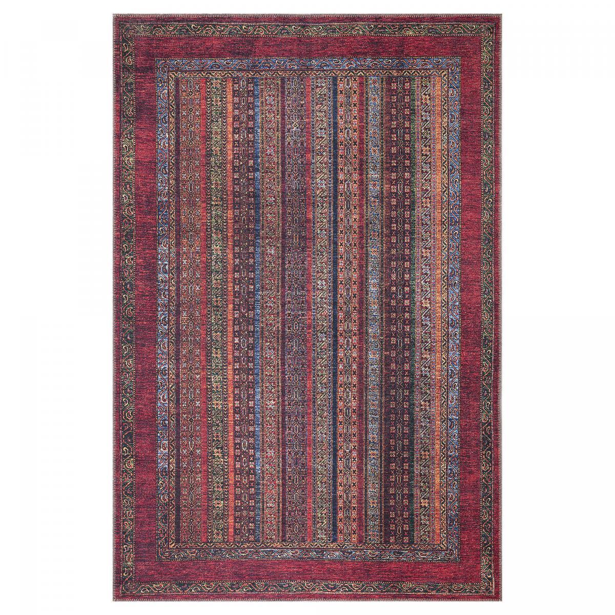 Tapis oriental tissé motif ethnique VEME