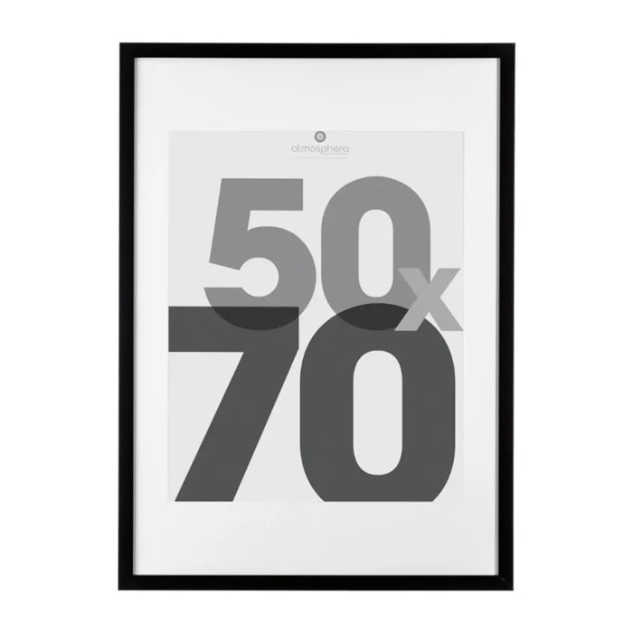 Cadre photo bois "Eva" noir 50x70cm