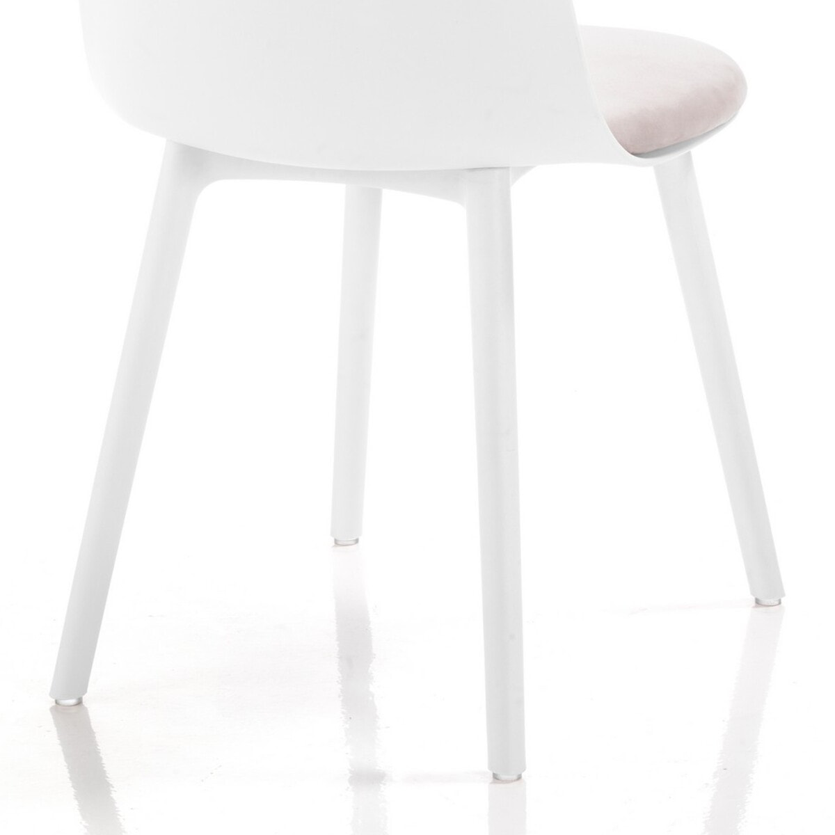 Tomasucci Lot de 4 Chaises JADE BLANCHE