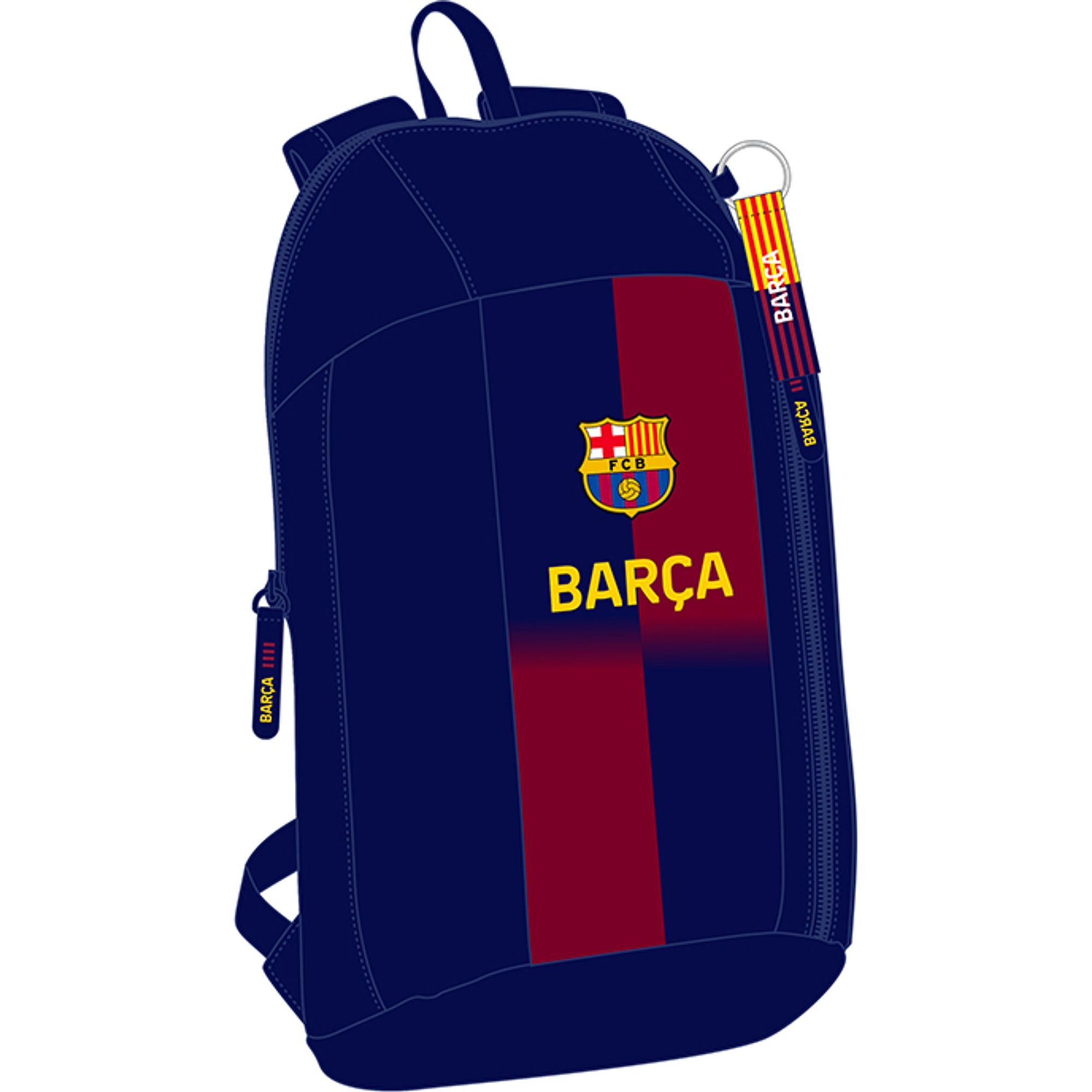 Mini mochila cremallera vertical f.c.barcelona 1ª equip. 25/26