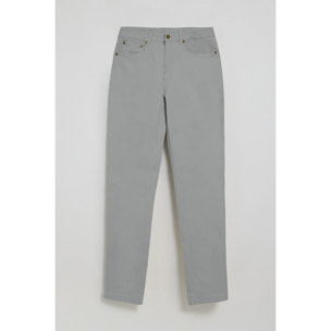 Pantaloni slim Voss grigi con cinque tasche