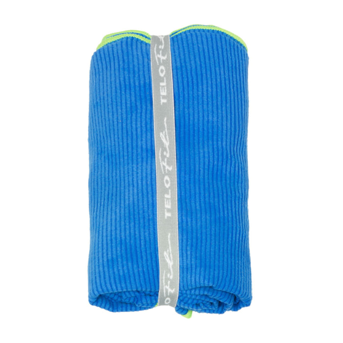 Telo Mare Spiaggia In Tinta Unita Con Bordo Disegno Fit