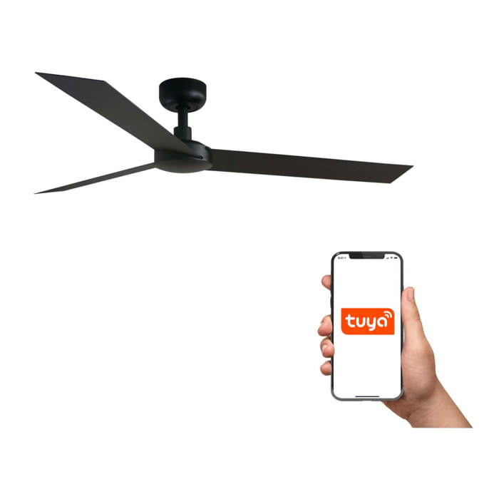 CRUISER L Ventilateur de plafond noir TUYA