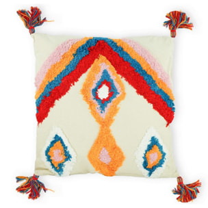 Cuscino da salotto 45x45 colori caldi - Tribal